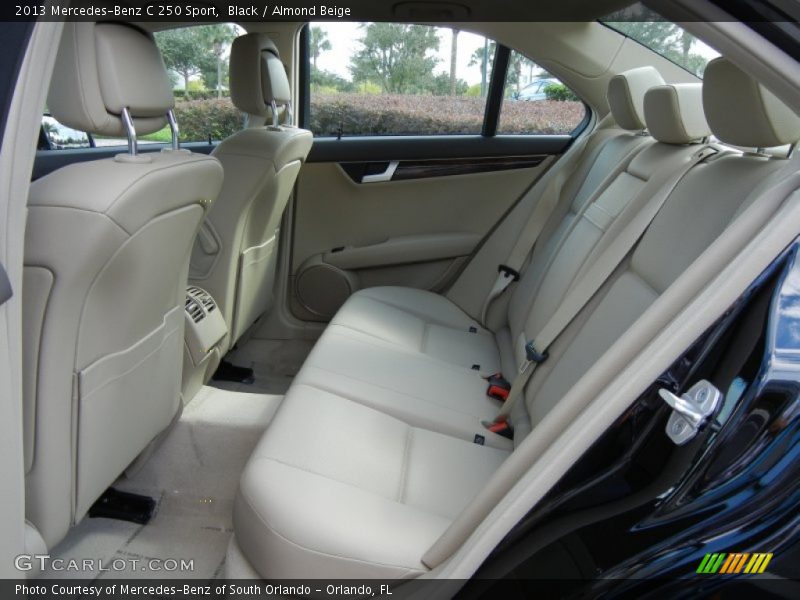 Black / Almond Beige 2013 Mercedes-Benz C 250 Sport
