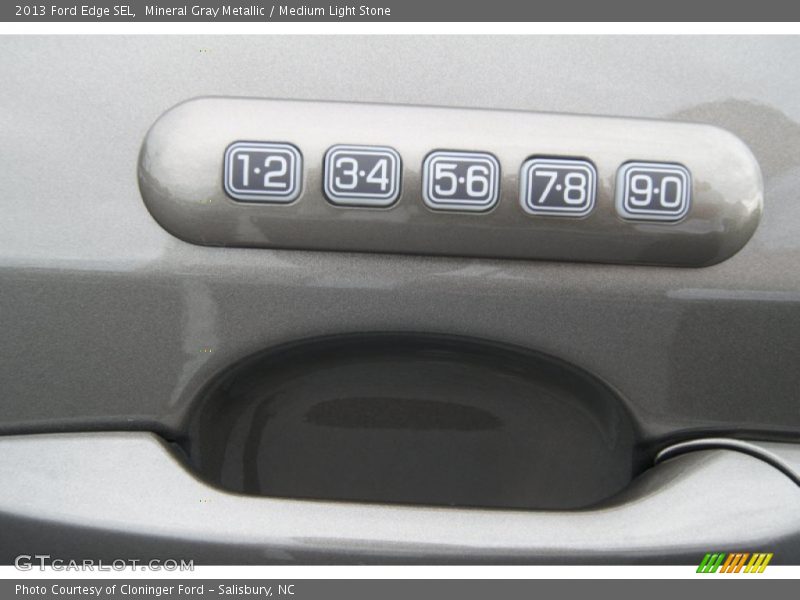 Mineral Gray Metallic / Medium Light Stone 2013 Ford Edge SEL