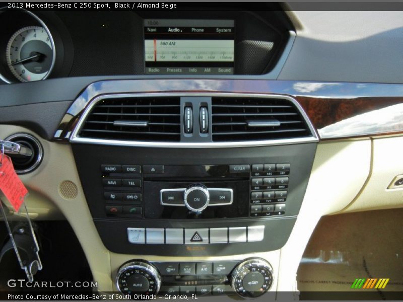 Black / Almond Beige 2013 Mercedes-Benz C 250 Sport