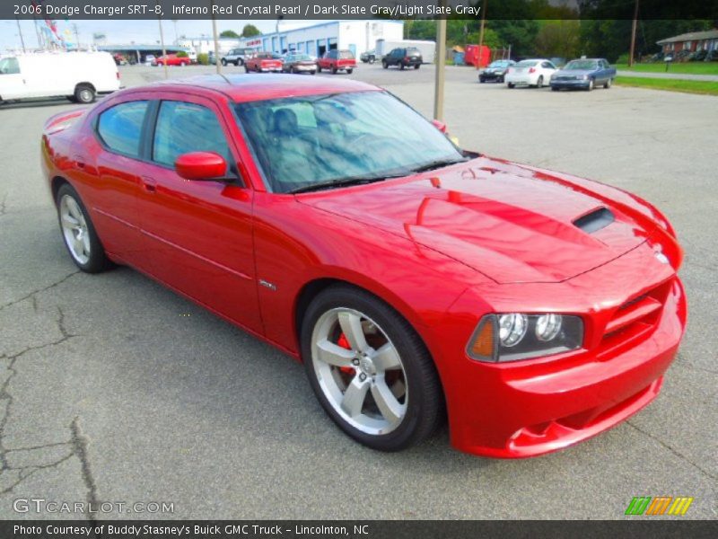 Inferno Red Crystal Pearl / Dark Slate Gray/Light Slate Gray 2006 Dodge Charger SRT-8