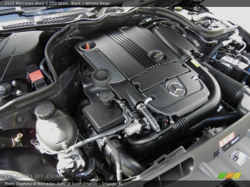 Black / Almond Beige 2013 Mercedes-Benz C 250 Sport