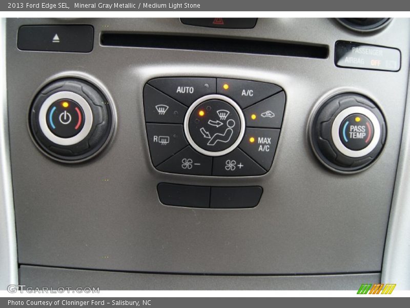 Mineral Gray Metallic / Medium Light Stone 2013 Ford Edge SEL