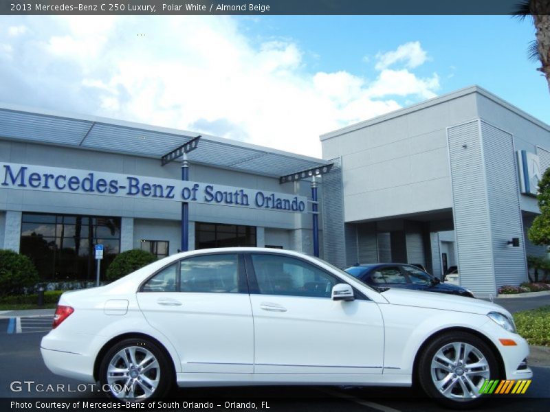 Polar White / Almond Beige 2013 Mercedes-Benz C 250 Luxury