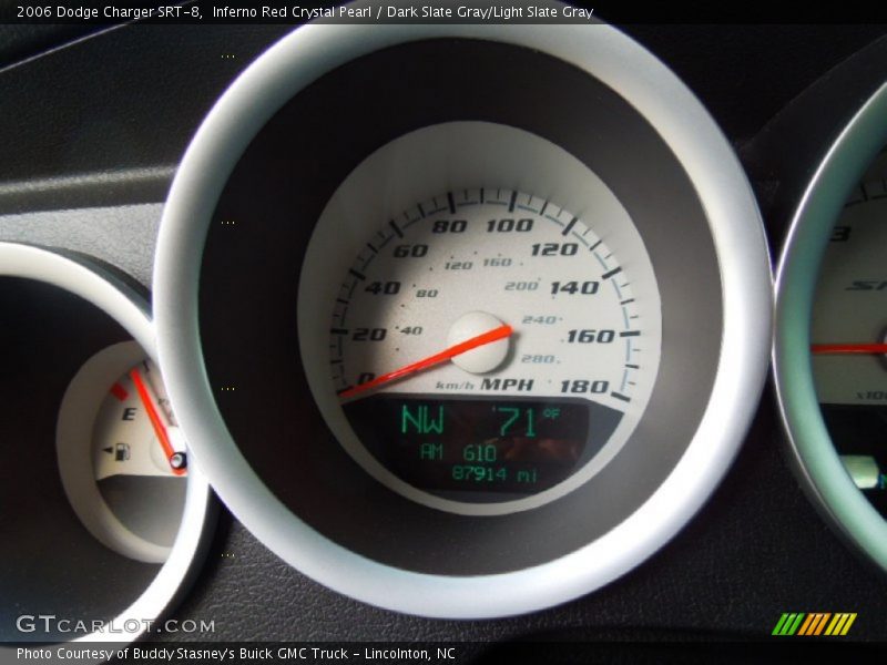 Inferno Red Crystal Pearl / Dark Slate Gray/Light Slate Gray 2006 Dodge Charger SRT-8