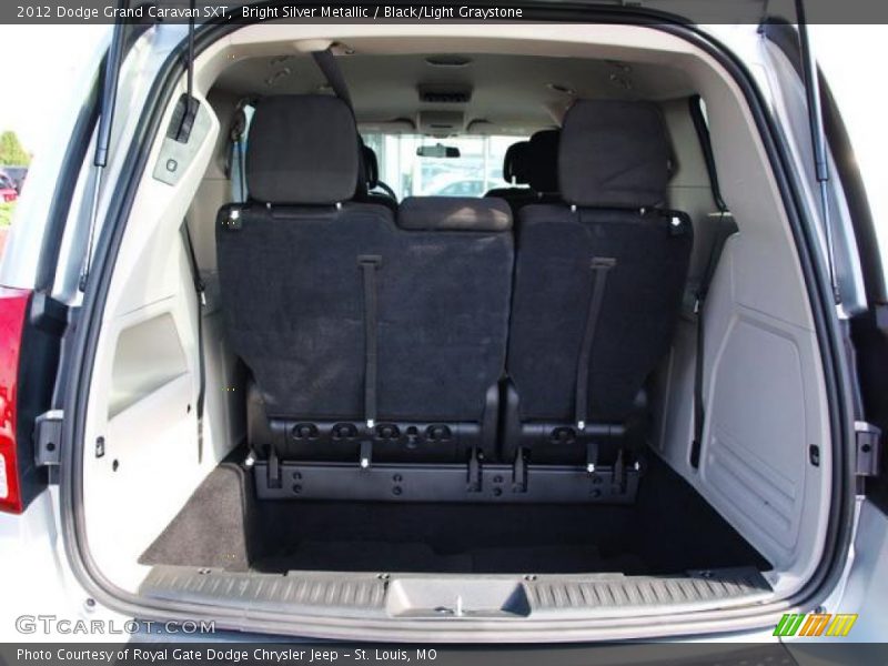 Bright Silver Metallic / Black/Light Graystone 2012 Dodge Grand Caravan SXT