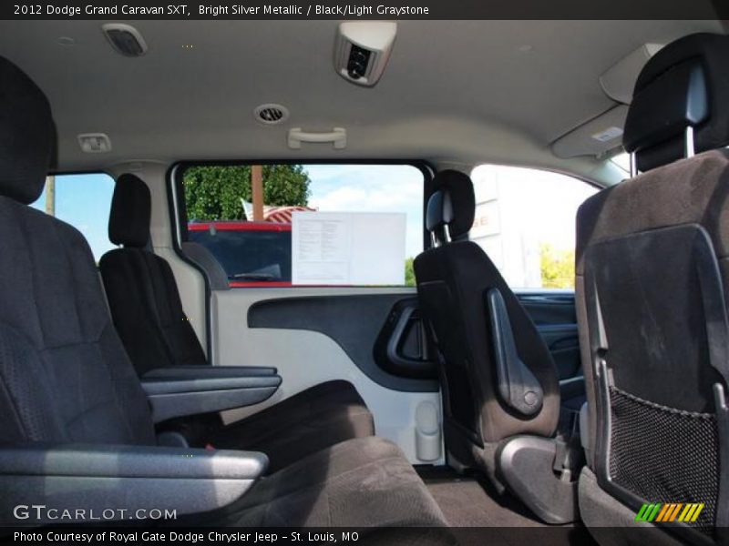 Bright Silver Metallic / Black/Light Graystone 2012 Dodge Grand Caravan SXT