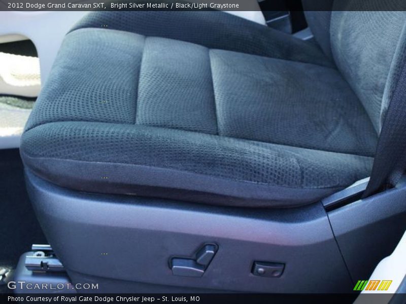 Bright Silver Metallic / Black/Light Graystone 2012 Dodge Grand Caravan SXT