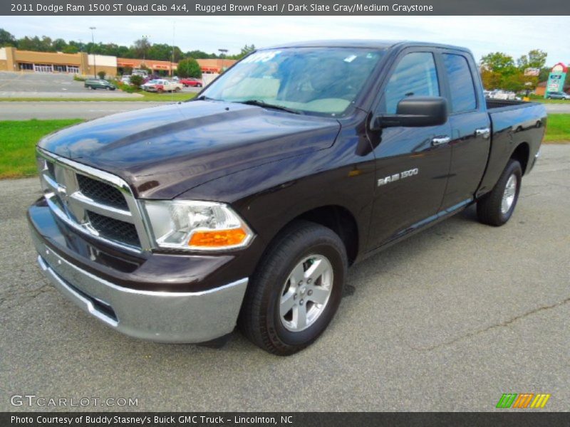 Rugged Brown Pearl / Dark Slate Gray/Medium Graystone 2011 Dodge Ram 1500 ST Quad Cab 4x4