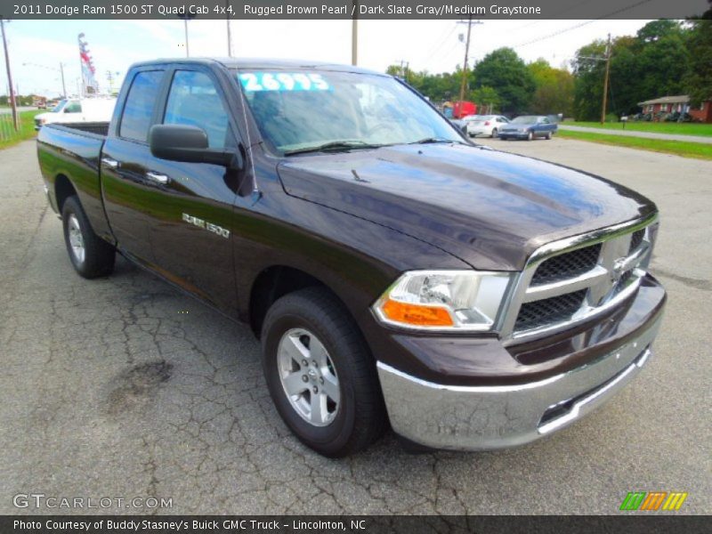 Rugged Brown Pearl / Dark Slate Gray/Medium Graystone 2011 Dodge Ram 1500 ST Quad Cab 4x4