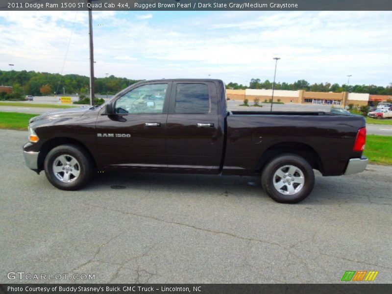 Rugged Brown Pearl / Dark Slate Gray/Medium Graystone 2011 Dodge Ram 1500 ST Quad Cab 4x4