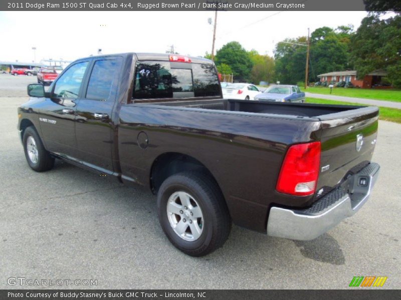 Rugged Brown Pearl / Dark Slate Gray/Medium Graystone 2011 Dodge Ram 1500 ST Quad Cab 4x4