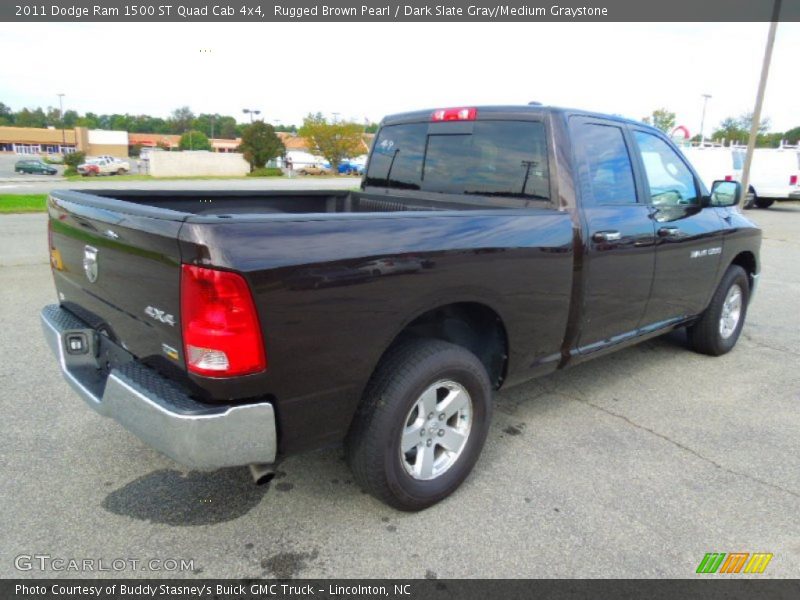 Rugged Brown Pearl / Dark Slate Gray/Medium Graystone 2011 Dodge Ram 1500 ST Quad Cab 4x4