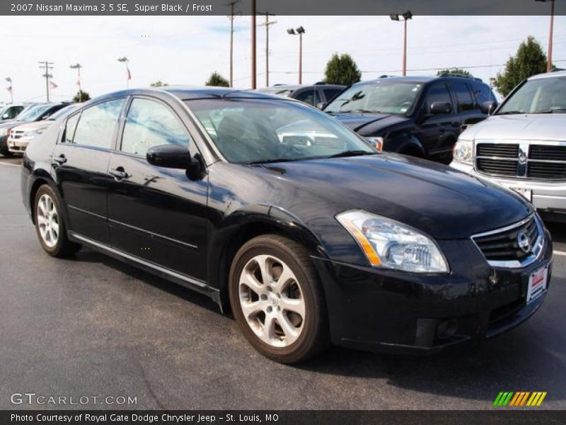 Super Black / Frost 2007 Nissan Maxima 3.5 SE