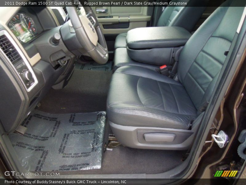 Rugged Brown Pearl / Dark Slate Gray/Medium Graystone 2011 Dodge Ram 1500 ST Quad Cab 4x4