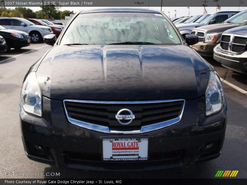 Super Black / Frost 2007 Nissan Maxima 3.5 SE