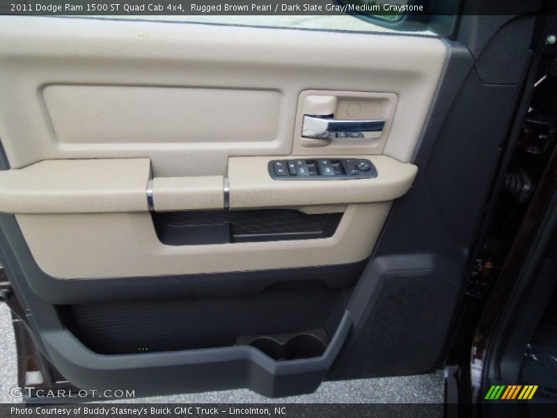 Rugged Brown Pearl / Dark Slate Gray/Medium Graystone 2011 Dodge Ram 1500 ST Quad Cab 4x4
