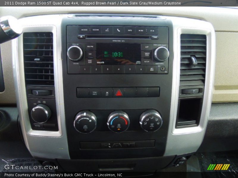 Rugged Brown Pearl / Dark Slate Gray/Medium Graystone 2011 Dodge Ram 1500 ST Quad Cab 4x4