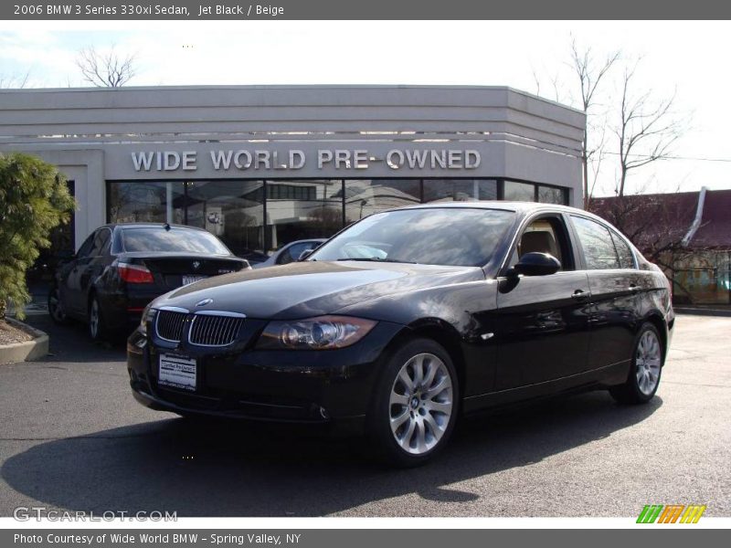 Jet Black / Beige 2006 BMW 3 Series 330xi Sedan