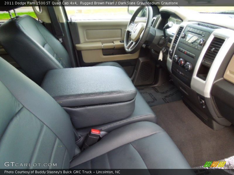 Rugged Brown Pearl / Dark Slate Gray/Medium Graystone 2011 Dodge Ram 1500 ST Quad Cab 4x4