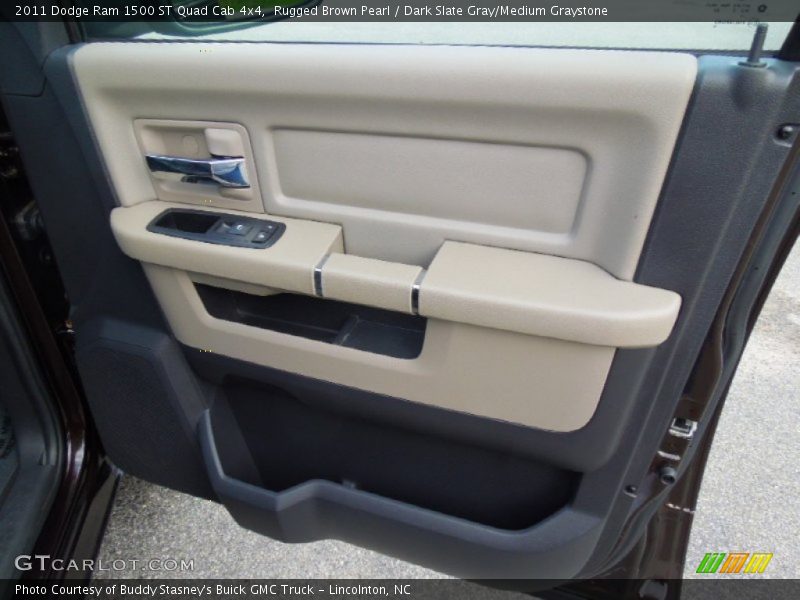 Rugged Brown Pearl / Dark Slate Gray/Medium Graystone 2011 Dodge Ram 1500 ST Quad Cab 4x4