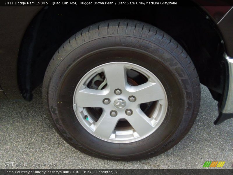 Rugged Brown Pearl / Dark Slate Gray/Medium Graystone 2011 Dodge Ram 1500 ST Quad Cab 4x4