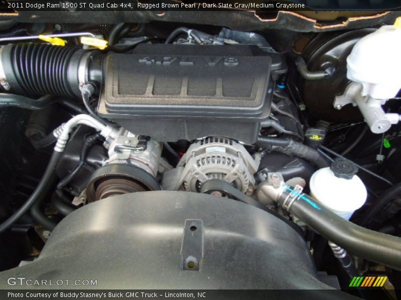 Rugged Brown Pearl / Dark Slate Gray/Medium Graystone 2011 Dodge Ram 1500 ST Quad Cab 4x4