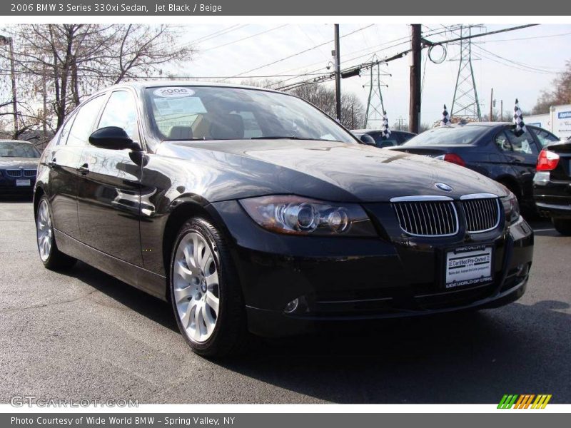 Jet Black / Beige 2006 BMW 3 Series 330xi Sedan