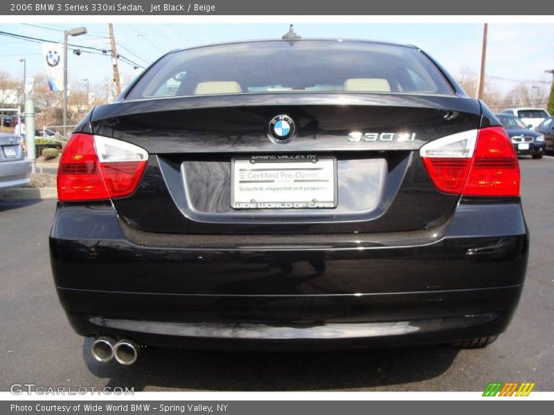 Jet Black / Beige 2006 BMW 3 Series 330xi Sedan