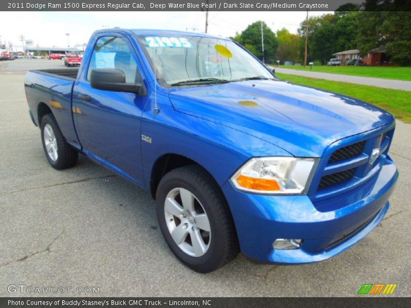 Deep Water Blue Pearl / Dark Slate Gray/Medium Graystone 2011 Dodge Ram 1500 Express Regular Cab