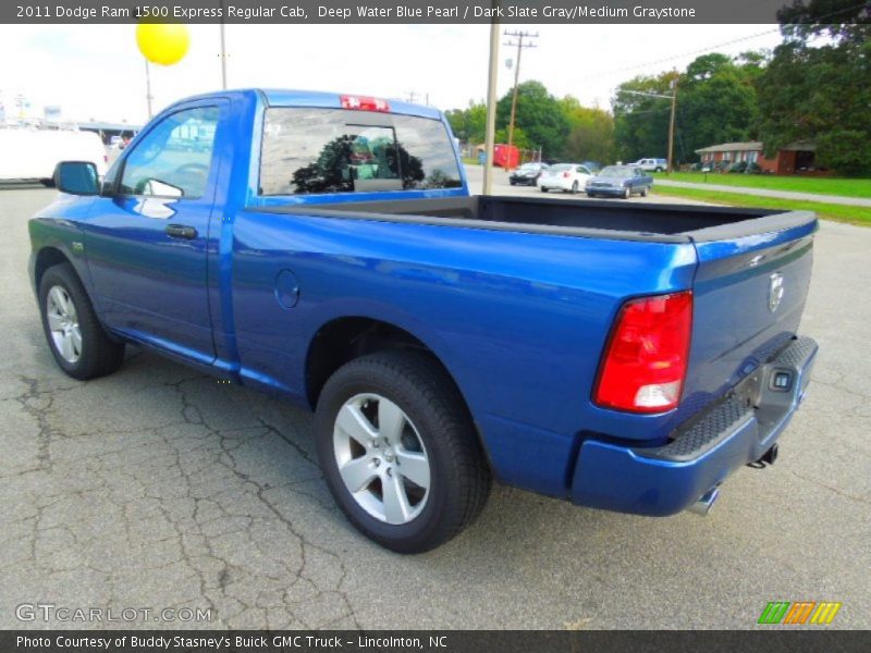 Deep Water Blue Pearl / Dark Slate Gray/Medium Graystone 2011 Dodge Ram 1500 Express Regular Cab