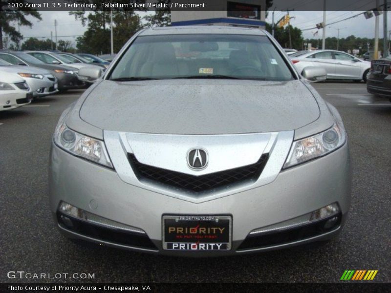Palladium Silver Metallic / Parchment 2010 Acura TL 3.5 Technology
