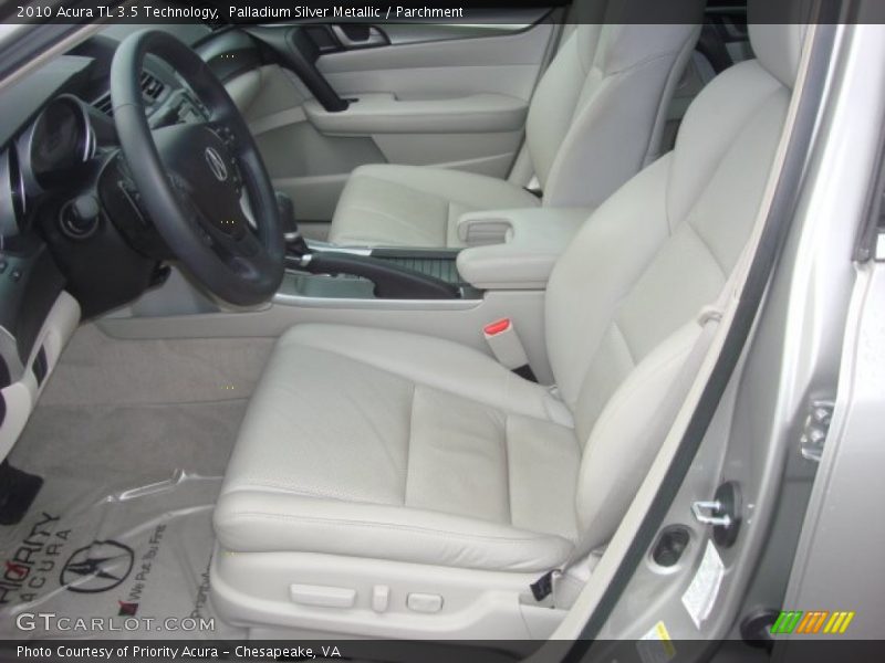 Palladium Silver Metallic / Parchment 2010 Acura TL 3.5 Technology