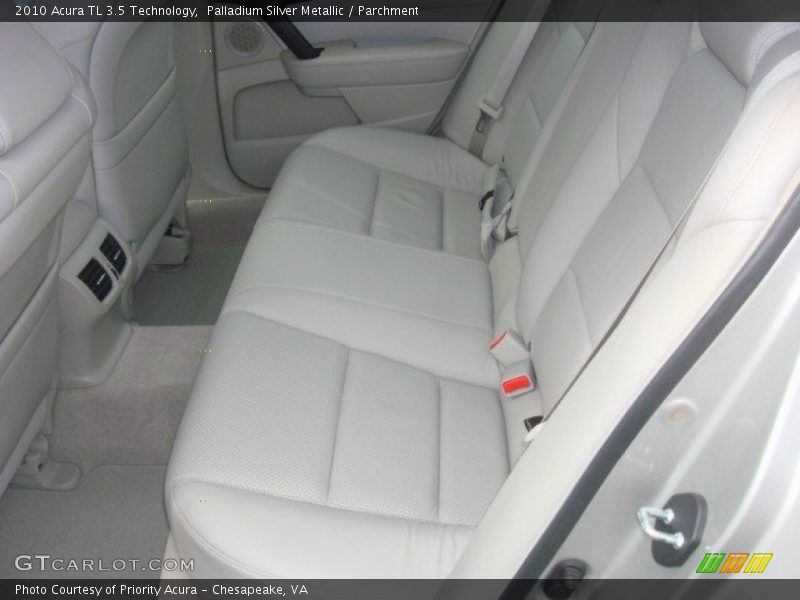 Palladium Silver Metallic / Parchment 2010 Acura TL 3.5 Technology