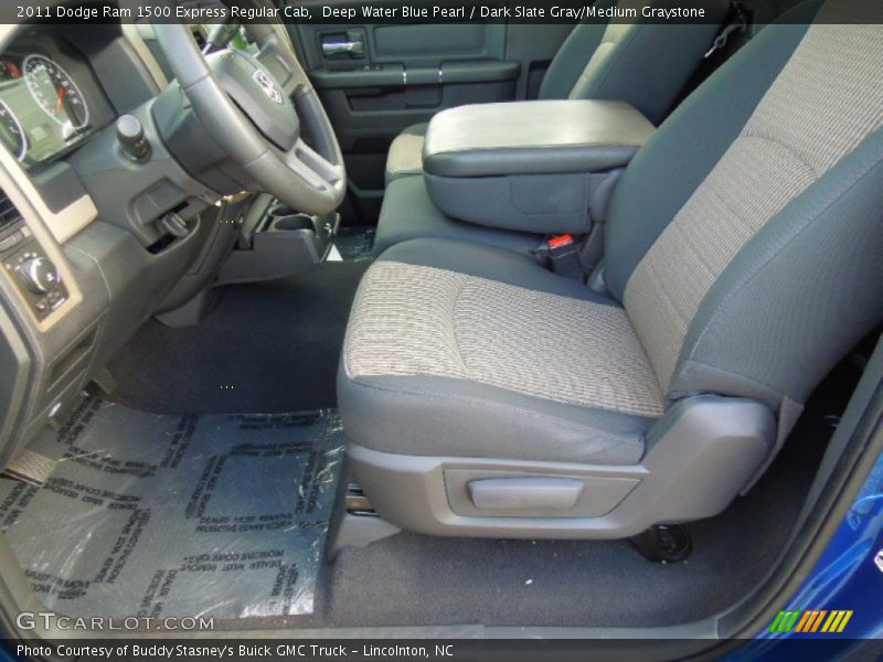 Deep Water Blue Pearl / Dark Slate Gray/Medium Graystone 2011 Dodge Ram 1500 Express Regular Cab