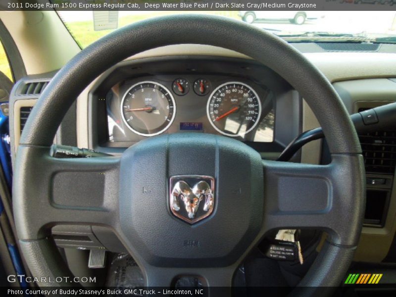 Deep Water Blue Pearl / Dark Slate Gray/Medium Graystone 2011 Dodge Ram 1500 Express Regular Cab