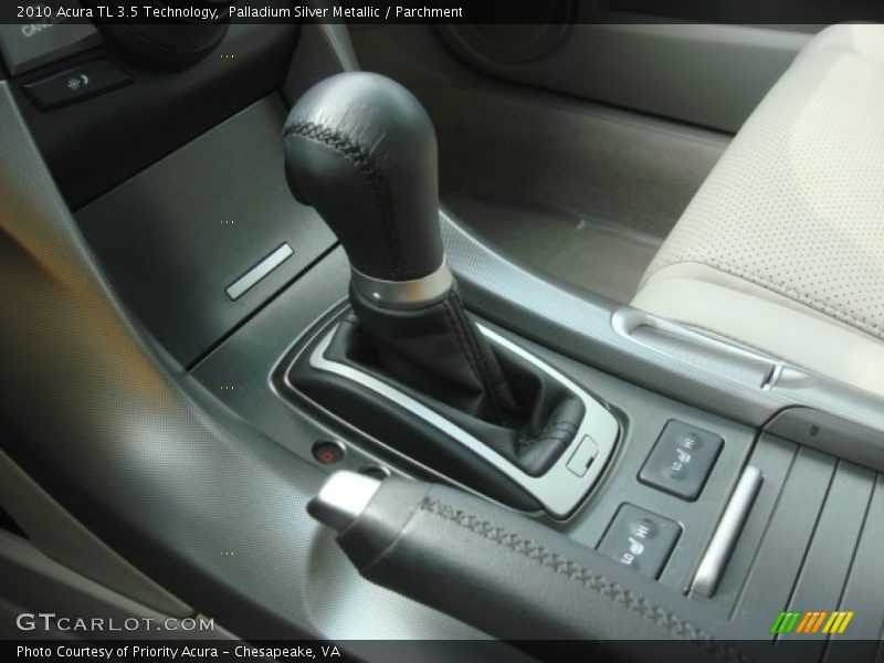Palladium Silver Metallic / Parchment 2010 Acura TL 3.5 Technology