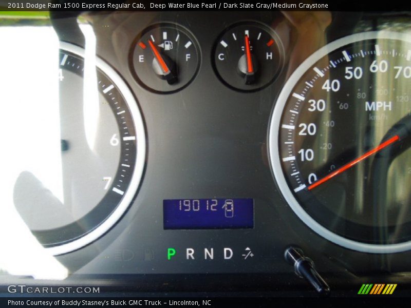 Deep Water Blue Pearl / Dark Slate Gray/Medium Graystone 2011 Dodge Ram 1500 Express Regular Cab