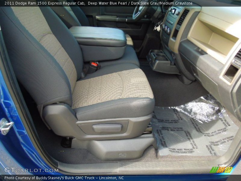 Deep Water Blue Pearl / Dark Slate Gray/Medium Graystone 2011 Dodge Ram 1500 Express Regular Cab