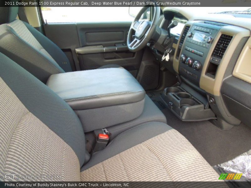Deep Water Blue Pearl / Dark Slate Gray/Medium Graystone 2011 Dodge Ram 1500 Express Regular Cab