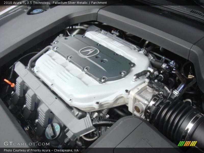Palladium Silver Metallic / Parchment 2010 Acura TL 3.5 Technology