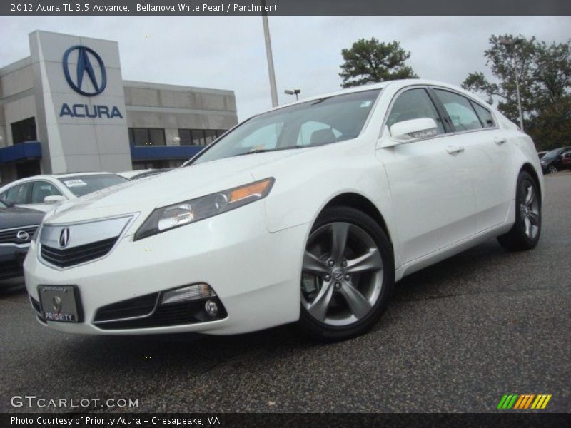 Bellanova White Pearl / Parchment 2012 Acura TL 3.5 Advance