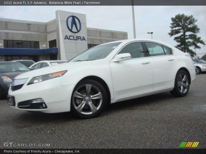 Bellanova White Pearl / Parchment 2012 Acura TL 3.5 Advance