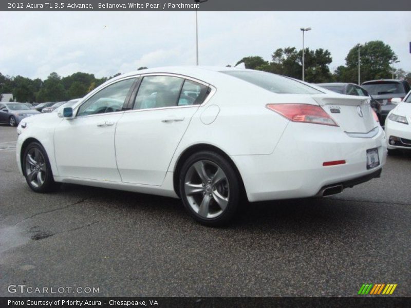 Bellanova White Pearl / Parchment 2012 Acura TL 3.5 Advance