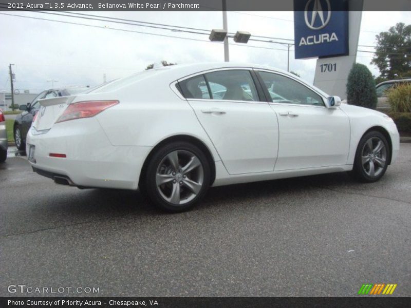 Bellanova White Pearl / Parchment 2012 Acura TL 3.5 Advance