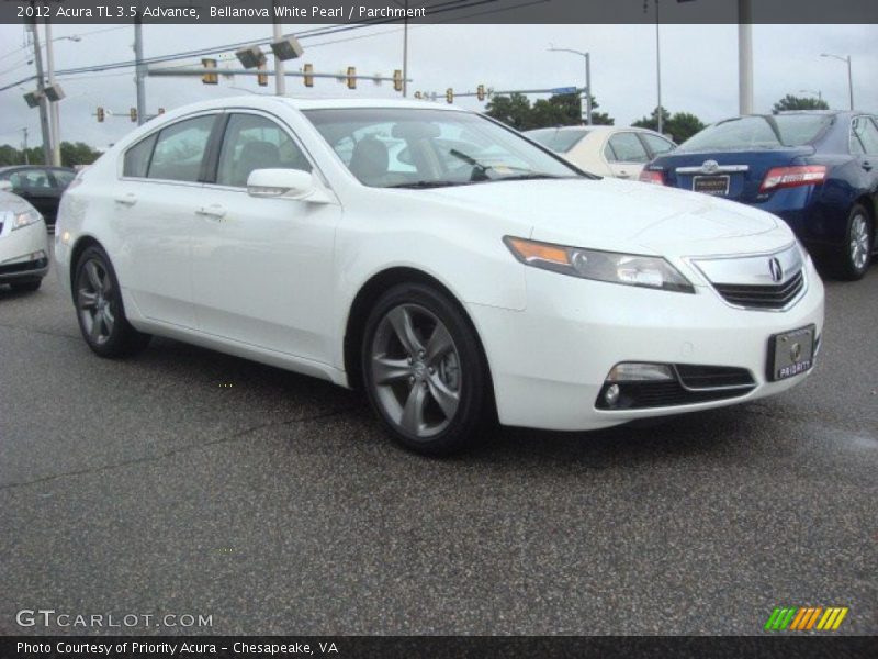 Bellanova White Pearl / Parchment 2012 Acura TL 3.5 Advance