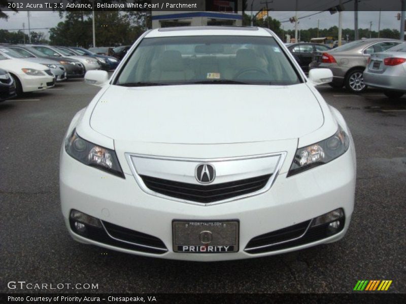 Bellanova White Pearl / Parchment 2012 Acura TL 3.5 Advance