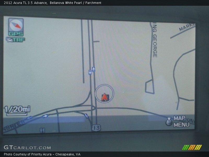 Bellanova White Pearl / Parchment 2012 Acura TL 3.5 Advance