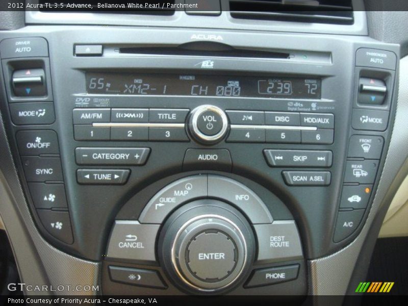 Bellanova White Pearl / Parchment 2012 Acura TL 3.5 Advance