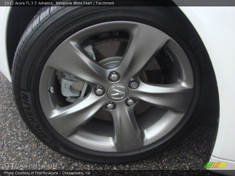 Bellanova White Pearl / Parchment 2012 Acura TL 3.5 Advance
