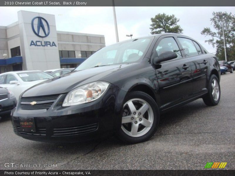 Black / Ebony 2010 Chevrolet Cobalt LT Sedan